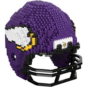 FOCO Unisex NFL 3D BRXLZ Puzzle Replica Helmet Set (One Size)