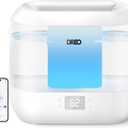 Dreo Smart Humidifiers for Bedroom, Top Fill 4L Supersized Humidifier Large Room with 28 dB, 36H Runtime, Touch/APP/Voice Control, Nightlight, Cool Mist Humidifiers for Baby, Plants, Indoor, White