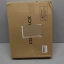 FILWH Freestanding Coat Rack with Umbrella Organizer Tray Bamboo Coat Tree Rack with 8 Hook Stand for Clothes Bag Hats Entryway Hanger Stand (Black)