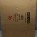 Flat Fireplace Screen with Doors,Solid Wrought Iron Frame with Metal Mesh, Flat Panel Decorative Fireplace Screen with Modern Design, Free Standing Spark Guard