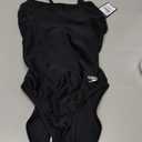 Speedo Womens Swimsuit One Piece Prolt Flyback Solid Adult Team Colors (32, Eco Team Black)