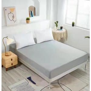 NHNHN Fitted Sheet-Deep Pockets-Soft Microfiber-Easy Care-Shrinkage and Fade Resistant-Fitted Sheets Queen Size for Girl Woman Teens Kids-Only 1 Fitted Sheet (Queen,Light Grey)