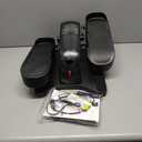 Under Desk Elliptical Machine for Senior Mini Elliptical Leg Exerciser with Remote Quiet Portable Electric Seated Foot Pedal Exerciser for Home Office (Compact)