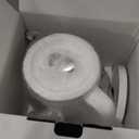 OFFACY Electric Kettle, Double Wall Glass Inner, Hot Water Boiler Heater Pot, 1.5-Liter, 1200 Watts for Fast Boiling, 53oz BPA Free, White