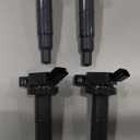 4PCS Ignition Coils for 2002 2003 2004 2005 2006 2007 2008 2009 2.4L Toyota Camry Matrix RAV4 Solara Highlander Scion TC xB Lexus HS250h 2.4 Coil Packs OE# UF333 C1330 90919-02244