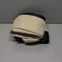 ChrisDowa 100% Blackout Curtains 72 inch Long for Bedroom with Black Liner, 2 Thick Layers Total Blackout Thermal Insulated Grommet Window Curtains 2 Panels Set (Light Beige, 42 x 72 Inch)