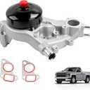 AW6009 Water Pump Kit with Gasket Compatible with 2007-2020 Silverado 1500/2500/3500, Tahoe, Suburban, Sierra, Yukon, Escalade, Rainier Canyon with 4.8L 5.3L 6.0L 6.2L V8 Replaces 45010, 252-901