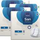 Abena San Premium Incontinence Pads, Heavy Absorbency, (Sizes 8 to 11), Size 10, 100 Count