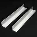 2 PCS 1.5" x 1.5"x 1/8" Aluminum Angle 6061, 13 in Long Aluminum Angle Stock, T6511 Mill Stock, 3mm Thick
