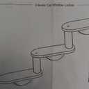 Cat Window Ladder 3Levels for Indoor Cats Climbing Wood Window Shelf Cats Play and Watch Birds