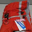 FUAMEY Dog Coat for Large Dogs,Waterproof Dog Winter Jacket with Harness Built in Puppy Cold Weather Coats Reflective Pet Vest with Zipper Warm Fleece Dogs Snowsuit Windproof Red XXL (XXL(chest:35in))