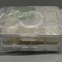 Divided Serving Tray with Lid and Handle,8 Compartments Snacks Box,Snack Fruit Tray,Veggie Tray,Portable Platter for Candy Fruits Nuts Snack Party Entertaining Picnic(2 PCS)