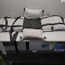 Dog Car Seat for Medium/Small Dogs,Pet Car Seat Travel Bed Detachable Washable Dog Booster Seats Under 30 lbs,Portable Cars Travel Carrier Bed with Storage Pockets and Dogs Safety Belt (Gray stripe)