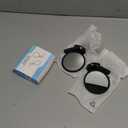 Bike Mirrors,Bike Bar End Mirror, HD Glass Convex Lens Bicycle Rearview Mirror, Safe Cycling Rearview Mirror, Easy to Install (3" for Flat or Drop Bar Bike 2PCS)