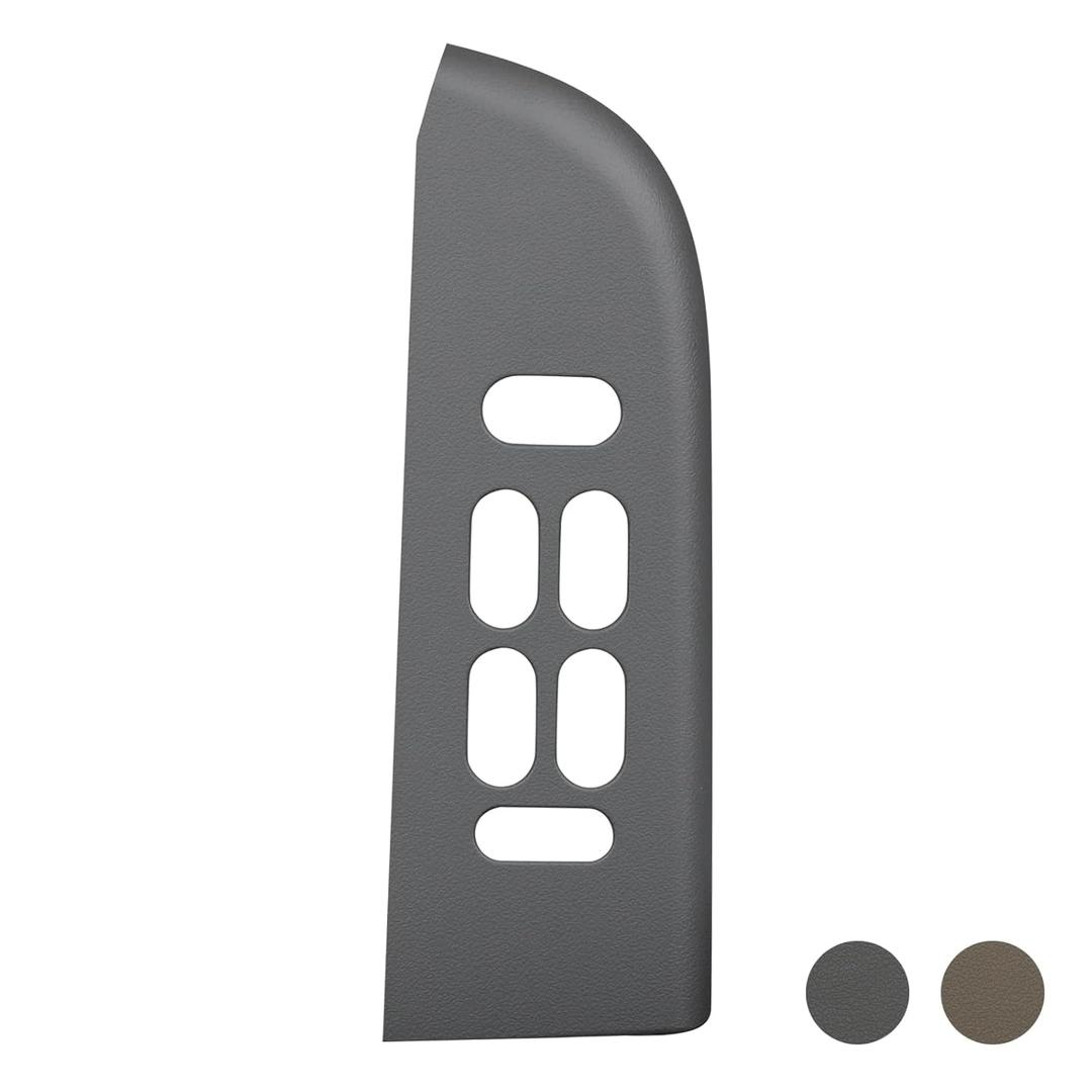 Master Power Door Window Switch Bezel,Front Driver Side Compatible with 2003-2006 Ford Expedition Interior Accessories Without Memory Seats (Grey)