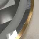 Irregular Led Bathroom Mirror- Gold 20"x36" Single Piece
