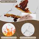 KASARO Peel and Stick Backsplash Wall Tile, 118 × 47 inch, Self-Adhesive Thicker Waterproof 3D Panel, PET Marble White with Grey Stripes Decor Accent for Kitchen, Bathroom, 5 Pieces