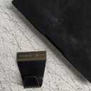 Christmas Stocking Holders for Mantle, Weighted Stocking Hangers, Christmas Stocking Hooks for Tables Window Fireplace Mantle Decoration(Black,4PCS)