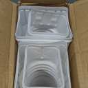 2 Pack Flexible Rain Gutter Downspout Extensions,Drain Downspout Extender,Gutter Extension Flexible,Down Spout Drain Extension Pipes,Extendable from 21 to 60 Inches (White)