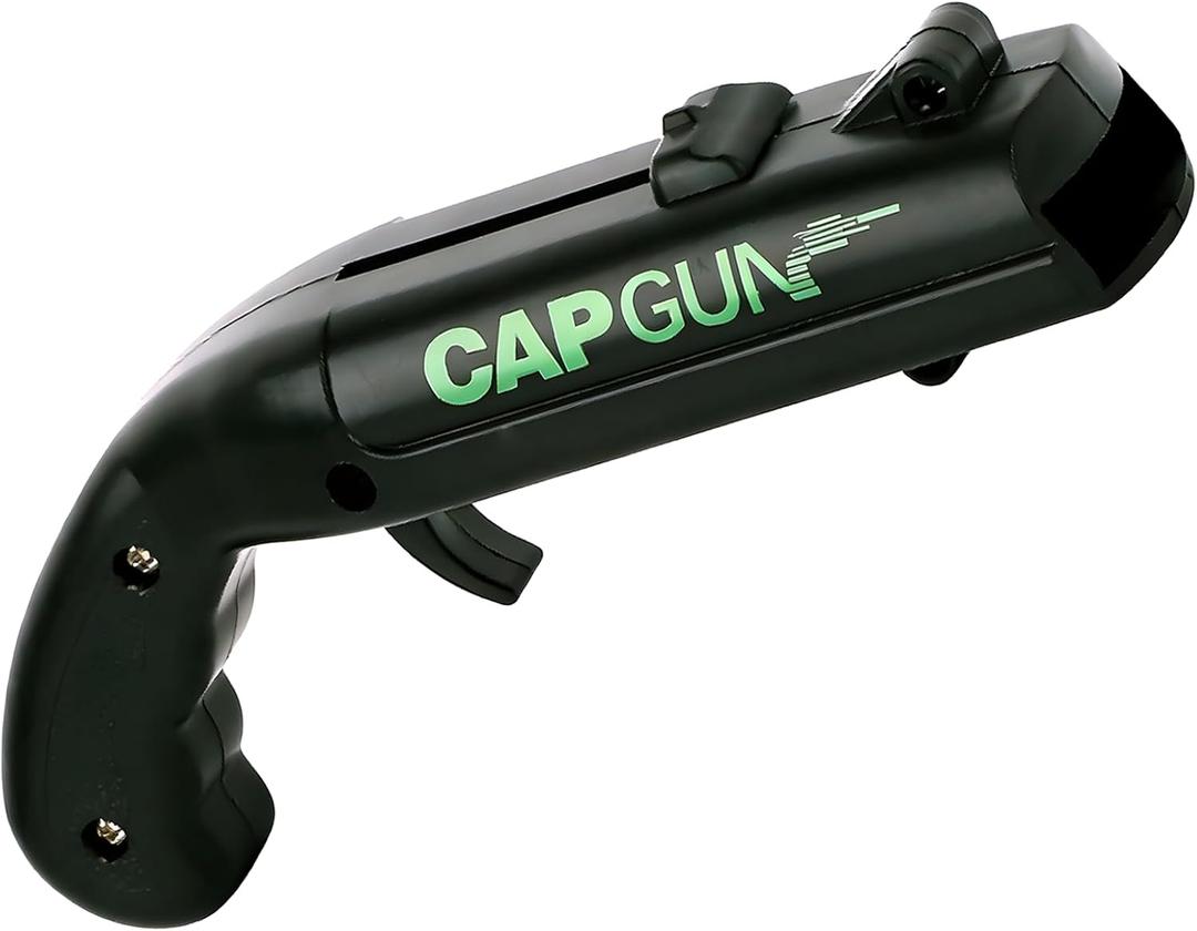 Black Cap Gun Bottle Opener - Fun and Functional Novelty Beer Bottle Opener with Realistic Design, Gift for Beer Lovers, Parties, and Themed Events