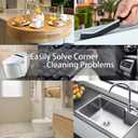 2 x Crevice Cleaning Brush,Multifunctional Cleaning Brush Tool, Bathroom Gap Brush, Small Cleaning Brush, Grout Brush, Kitchen Brush, Cleaning Tools for Toilet, Bathroom, Home, Bathtub, Sink, Household