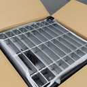 12x12in Driveway Catch Basin with Galvanized Steel Grate
