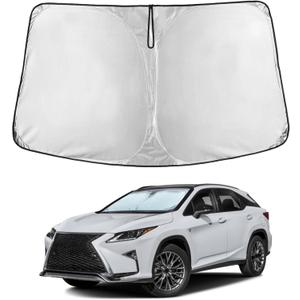 EcoNour Windshield Sunshade Compatible for Lexus RX 350 450h 2023-2024 2025 2026, Sun Visor for Front Windshield & Window Sun Shade Cover, UV Heat Blocker & Protector, Car Accessories