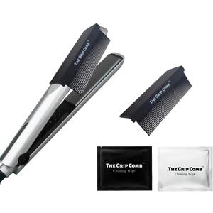 The Original Grip Comb - Flat Iron Comb Attachment - Hair Straightener Comb Attachment - Grip Comb for Flat Iron - Heat Resistant Comb - Universal Size - Straightening Comb