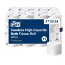 Tork Coreless High-Capacity Toilet Paper Roll White T7, Premium, 2-ply, 36 x 750 sheets, 472884