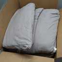 Egg Chair Cushion, Hanging Basket Hammock Seat Cushion, Thick Soft Egg Swing Chair Pad with Headrest for Patio Porch Furniture Outdoor (Grey, 39.37x45.28x4.72in)