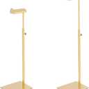 Handbag Display Stand - 2 Pack Stainless Steel Purse Display Stand Adjustable Height Table Ornament for Home Store Boutique Counter (Anti-fingerprint)