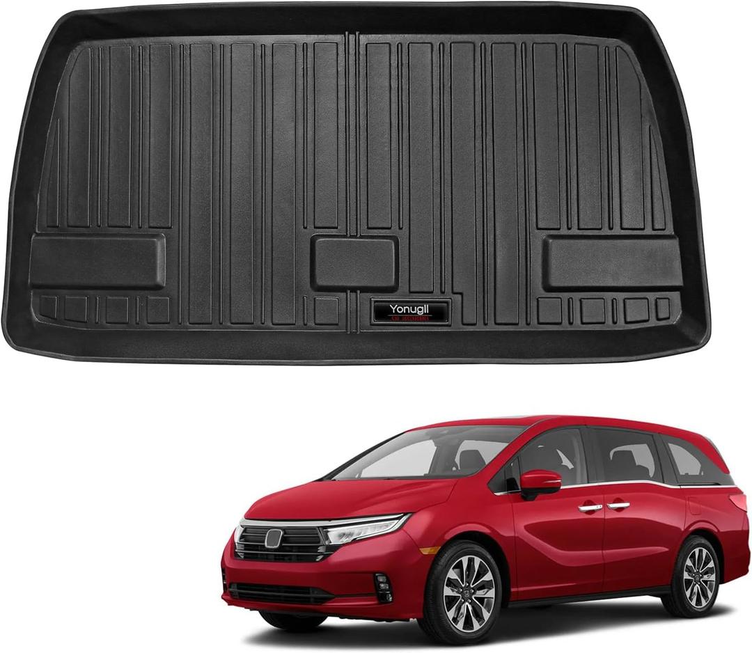 Custom for 2018-2026 Honda Odyssey Cargo Mats Trunk Liner All Weather TPE Protection Mat Accessories (for 2018-2026 Honda Odyssey)