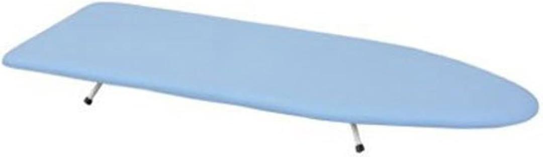 Household Essentials 120101-0 Collapsible Space Saving Tabletop Ironing Board with Folding Legs | Blue, 12" X 31"