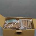 Wondertoys 530 Pcs Wooden Logs Set Ages 3+, Classic Building Log Toys for Kids, Creative Construction Engineering Educational Gifts