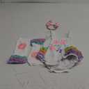 Baby Girl Half Birthday Outfit Half Way to One Donut Ruffle Romper Headband Leg Warmers 6 Month Birthday Set 3-6 M