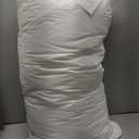 King Size Goose Down Feather Hotel Collection Bed Pillow for Sleeping for Back, Stomach or Side Sleepers King Size(20x36IN) White 1 Pack