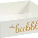 White Bubble Bottle Tray