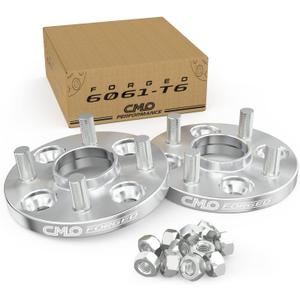 Customadeonly Forged 4x114.3 to 4x100 Wheel Adapters 15mm Hubcentric Converts 64.1mm Hub to 54.1mm Bore M12x1.5 Studs 4x4.5 to 4x100 Conversion Compatible with Honda Accord Prelude (2pcs)