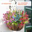 Artificial Flowers for Outdoors Indoors, 20 Bundles Faux Daisy Flowers in 6 Colors, UV Resistant Fake Plants for Garden Decor, Porch, Patio, Window Box, Outdoor Decoration