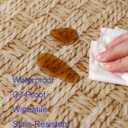 Walrus Round Vinyl Fitted Tablecloth with Flannel Backing Elastic Edge Design Table Cover Waterproof Oil-Proof PVC Table Cloth Stain-Resistant Best for 45"-56" Round