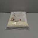 Dreaming Casa Solid Sheer Curtains 96 Inches Long Ivory Rod Pocket Voile Draperies for Bedroom Living Room, 2 Panels, Each 100" W x 96" L