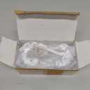 CRAFTSMAN ROAD Vintage Cast Iron Wall Hooks (Antique White Finish, Set of 4) - Rustic, Farmhouse, Shabby Chic, French Country Coat Hooks | Great for Coats, Bags, Towels, Hats | French Slender