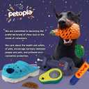 American Playtime Dog Chew Toy, Blue 6" in 2 Pack Interactive Outdoors Toys for Aggressive Chewers for Treat-Filling Capabilities and Tug of War Dog Toy, Tough Toys for Medium,Large Dogs