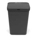 SIMPLI-MAGIC 79503 13 Gallon Touchless Sensor Trash Can, Rectangle Garbage Bin, Perfect for Home, Kitchen, Office, Gray