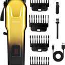 Hair Clippers,Cordless Rechargeable Hair Clipper & Trimmer,Coded Guide Combs,Professional Clippers for Men,Women,Children