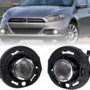 Fog Lights assembly Compatible With 2011-2016 Chrysler 3002011-2017 Chrysler 2002012-2016 Town & Country2013-2023 Dodge Challenger2014-2020 Jeep Grand Cherokee Replace#5182021AB2 PCS