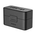 Carrying Case Compatible with DJI Mic Mini, Silicone Travel Waterproof Hard Protective Cover Case for DJI Mic Mini Microphone- Black