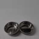 PEGYY11 Nonslip Stainless Steel Dog Cat Bowls, 2 US Cup, 2 Count