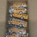 20 Pack 3.4 " Yellow School Bus Toy Playset, Die-cast Metal Pull Back Vehicles Toy for Boys Girls Kids Toddlers