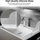 Shower Splash Guards, 2pcs Bathtub Corner Splash Guards Prevent Water Splashing Bathroom Accessories with Self-Adhesive Suitable for Showers, Bath tubs, Kitchen Sinks (9.25"x9.25")